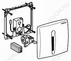Geberit Смывное устройство для писсуаров "HyBasic" 115.818.46.1 сенсорное – фотография-2